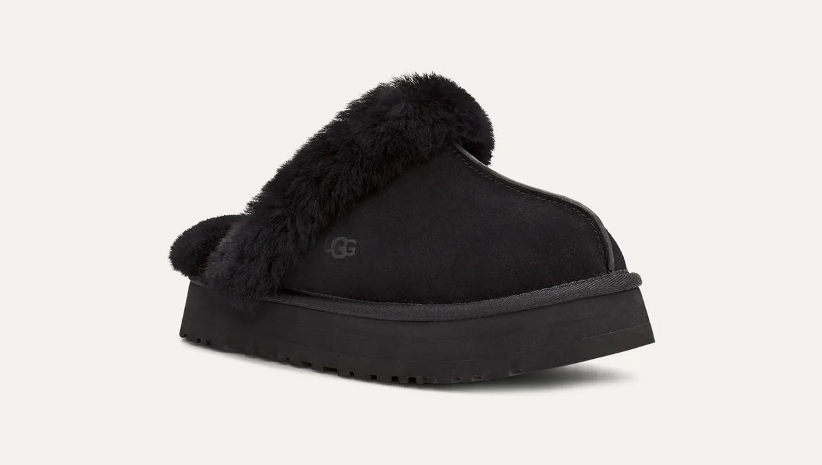 UGG Disquette – Chunky Platform Slide Slipper | Women's | Chestnut, Gray, Black