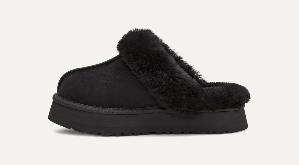 UGG Disquette – Chunky Platform Slide Slipper | Women's | Chestnut, Gray, Black