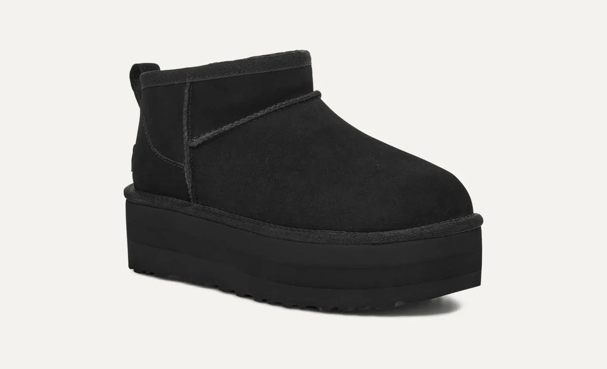UGG Classic Ultra Mini Plateau Boot – Elevated Women's Snow Boot | Chestnut, Black