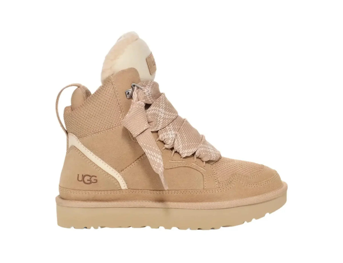 UGG Highmel High-Top Sneaker – Wool-Lined Women's Trainer | Chestnut, Sand, Black