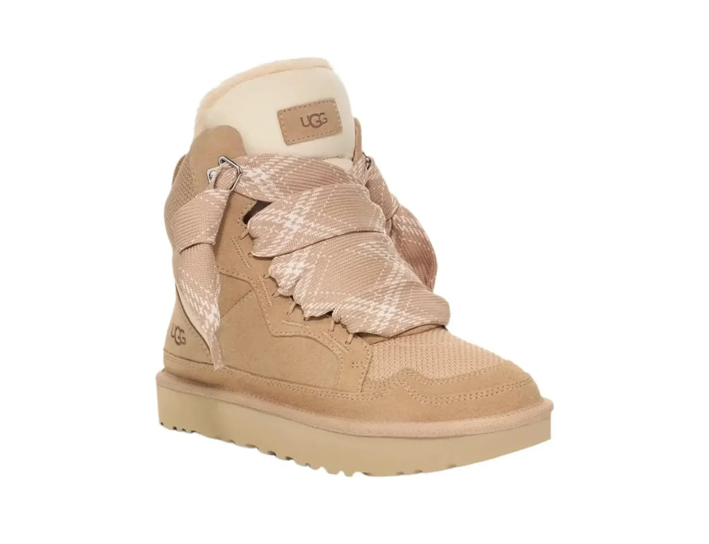 UGG Highmel High-Top Sneaker – Wool-Lined Women's Trainer | Chestnut, Sand, Black