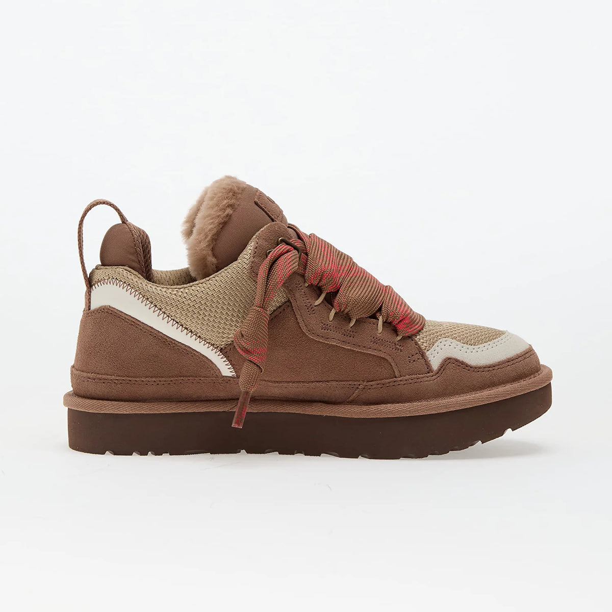 UGG Lowmel Sneaker – Wool-Lined Low-Top Trainer, Rocky Oak | Women's Sizes 35–41