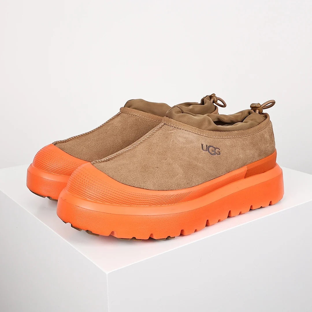 UGG Closed-Toe Low-Top Snow Boot – Warm-Lined, Chestnut | Unisex Sizes 35–44