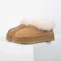 UGG Tazz Platform Mule – Shearling-Lined, Chestnut | Women's 35–40
