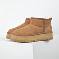 UGG Platform Short Snow Boot – Chunky Sole, Warm-Lined, Chestnut | Women's 35–40