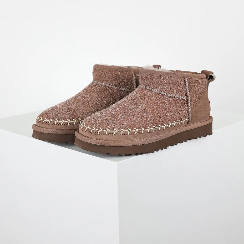UGG Platform Short Snow Boot – Women's Warm-Lined Chunky Sole Boot in Brown