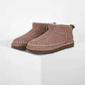 UGG Platform Short Snow Boot – Women's Warm-Lined Chunky Sole Boot in Brown