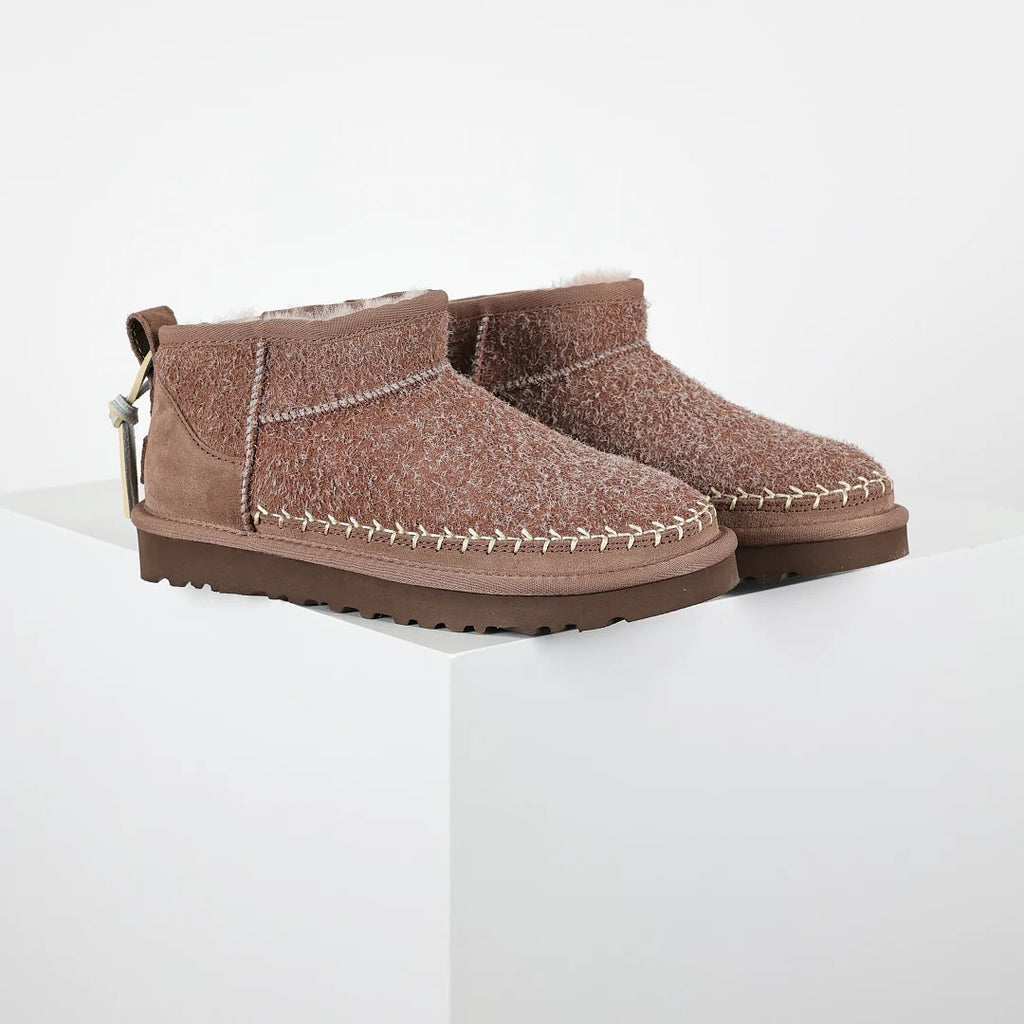 UGG Platform Short Snow Boot – Women's Warm-Lined Chunky Sole Boot in Brown