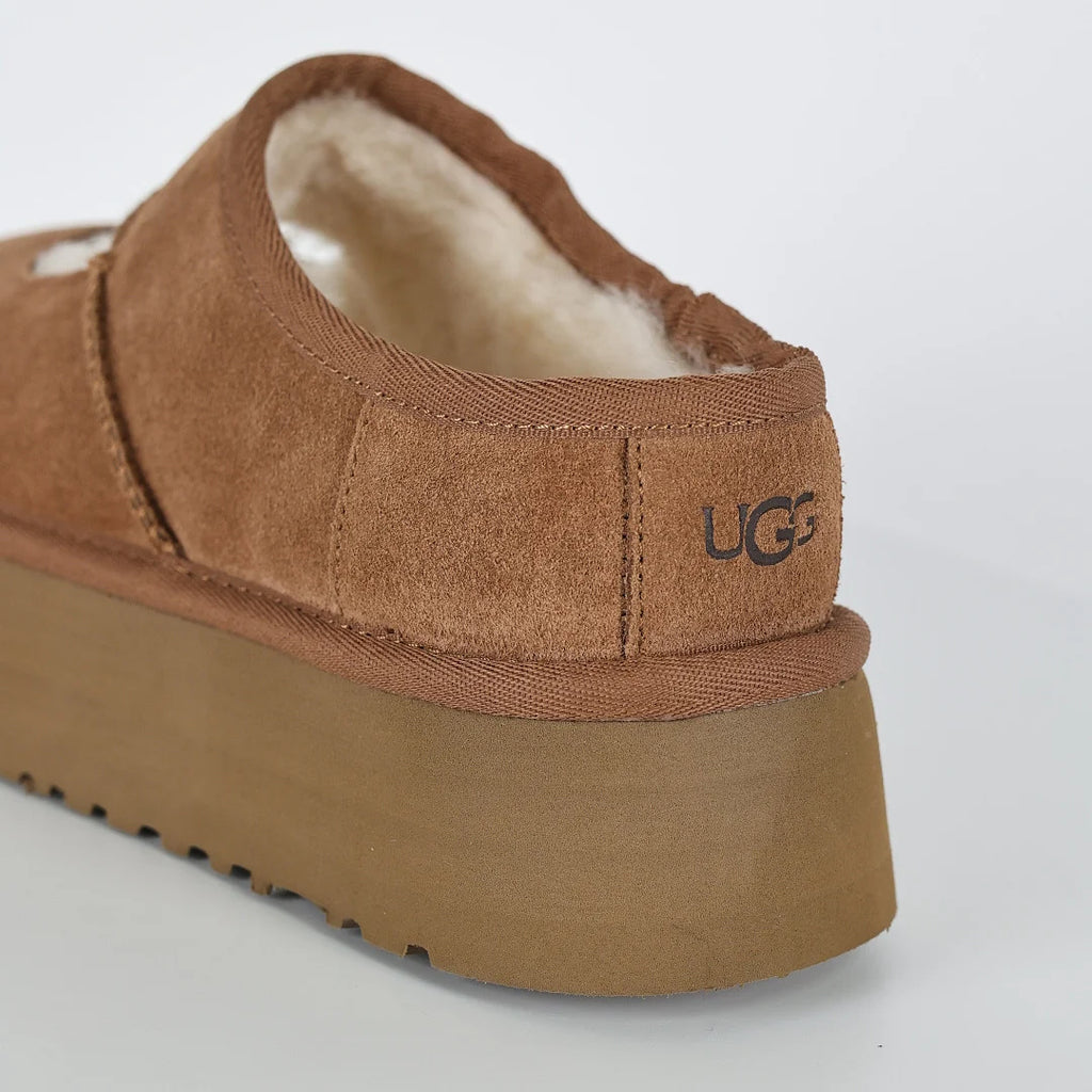UGG Platform Short Snow Boot – Chunky Sole, Warm-Lined, Chestnut | Women's