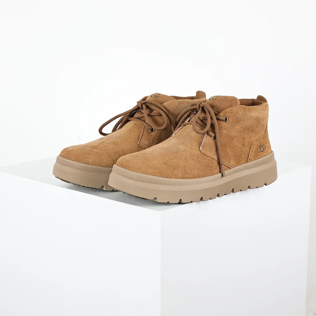 UGG Platform Short Snow Boots – Warm-Lined Winter Boot in Chestnut | Sizes 40–45