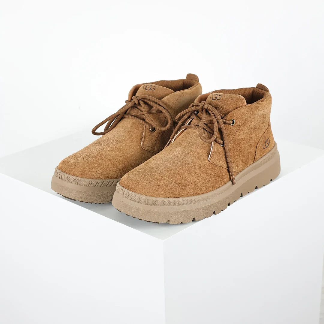 UGG Platform Short Snow Boots – Warm-Lined Winter Boot in Chestnut | Sizes 40–45