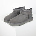 UGG Mini Platform Short Snow Boots – Women's Warm-Lined Winter Boot in Gray
