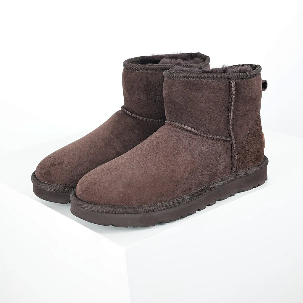 UGG Mini Platform Short Snow Boots – Warm-Lined Women's Winter Boot in Coffee