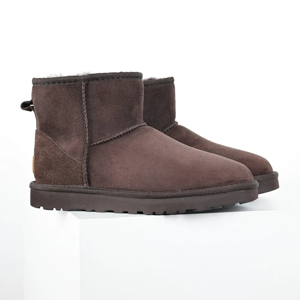 UGG Mini Platform Short Snow Boots – Warm-Lined Women's Winter Boot in Coffee