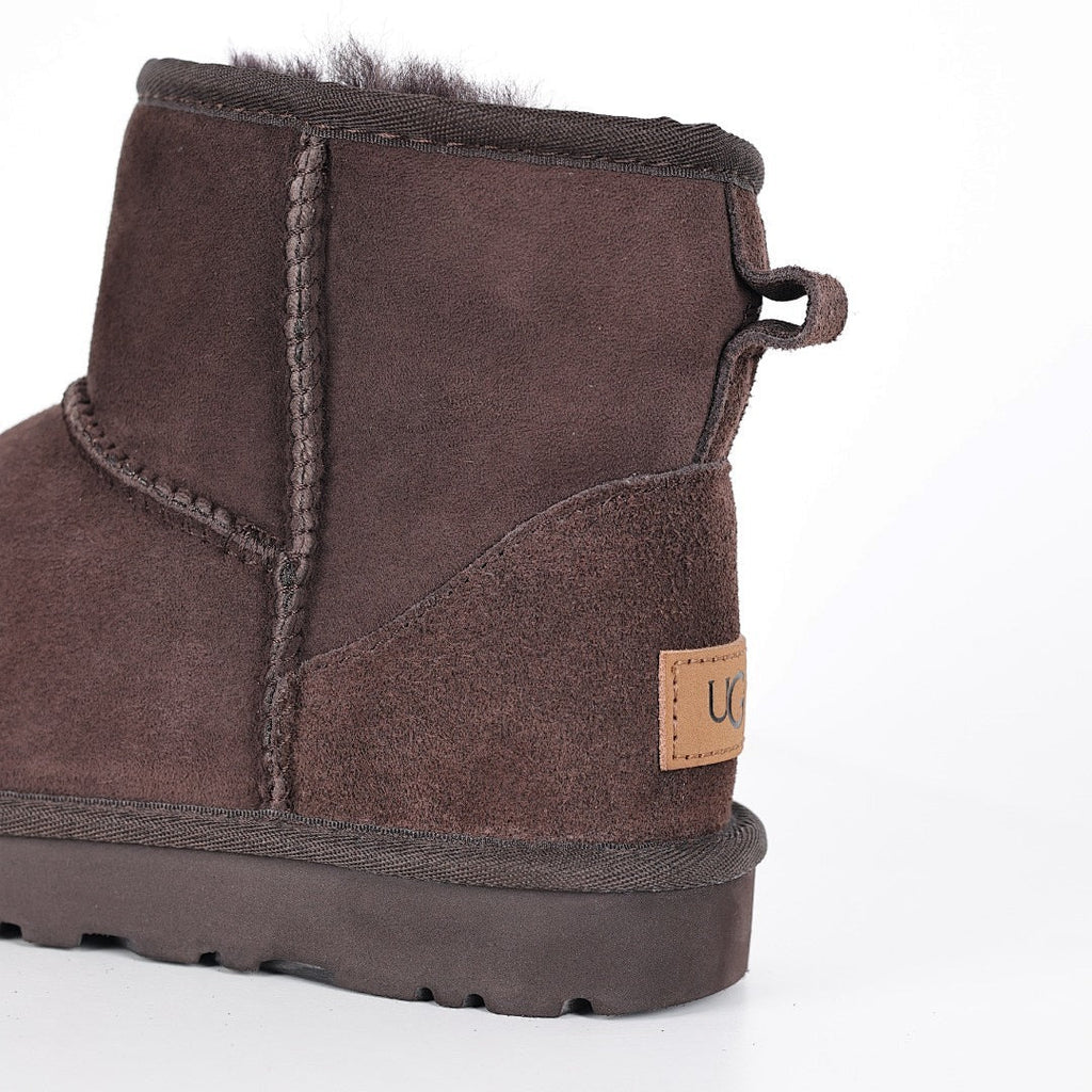 UGG Mini Platform Short Snow Boots – Warm-Lined Women's Winter Boot in Coffee
