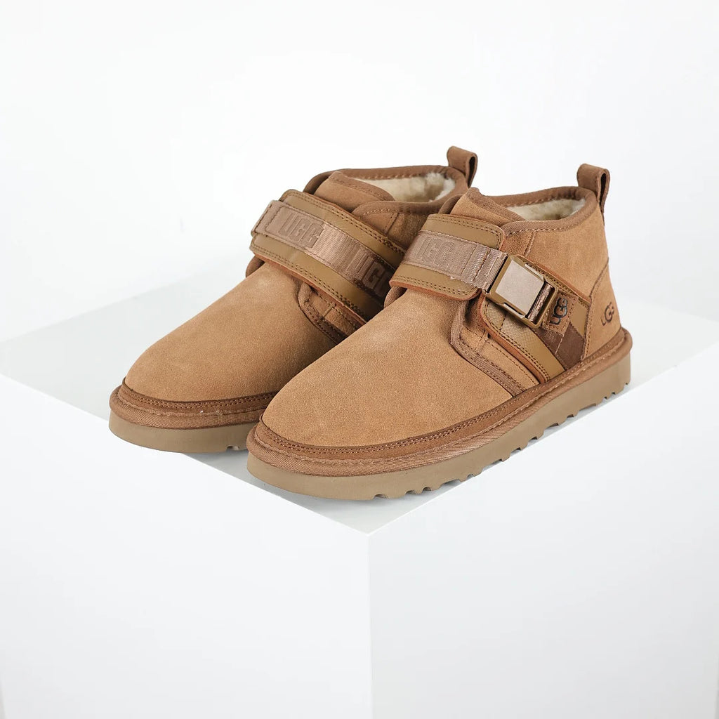 UGG Platform Short Snow Boot – Warm-Lined Winter Boot in Chestnut | Sizes 39–44