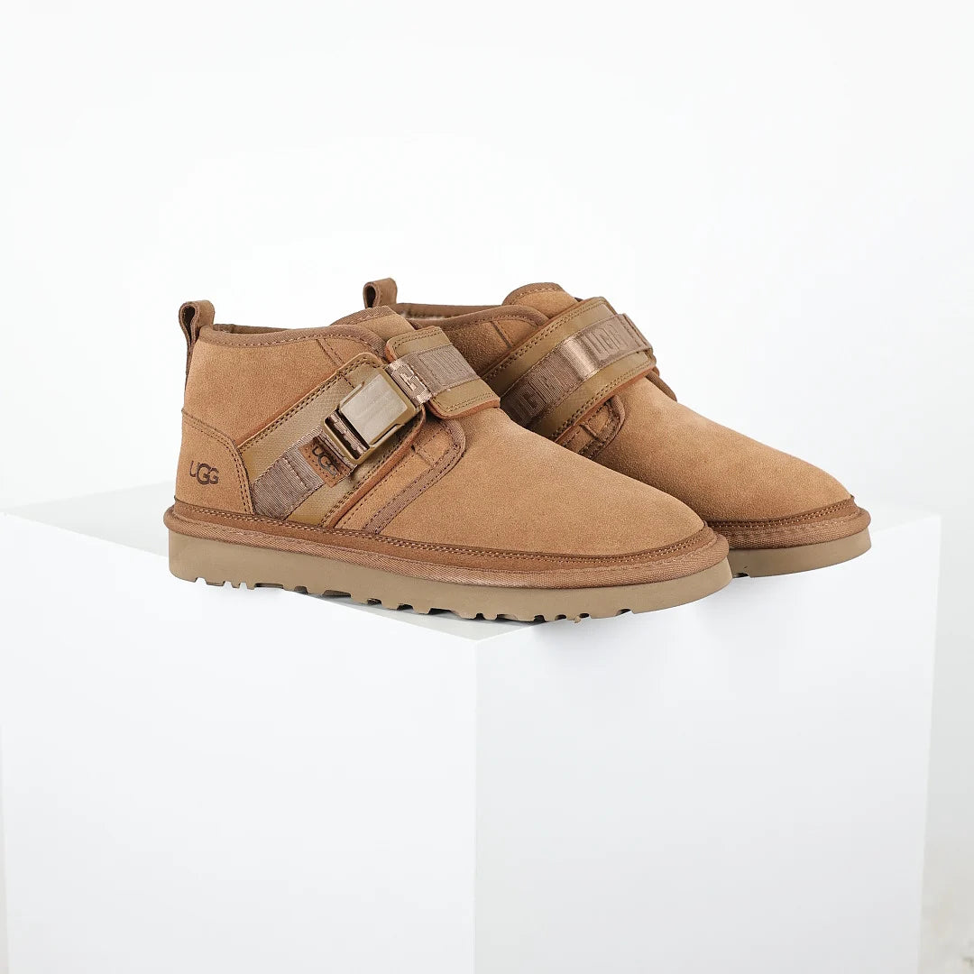 UGG Platform Short Snow Boot – Warm-Lined Winter Boot in Chestnut | Sizes 39–44