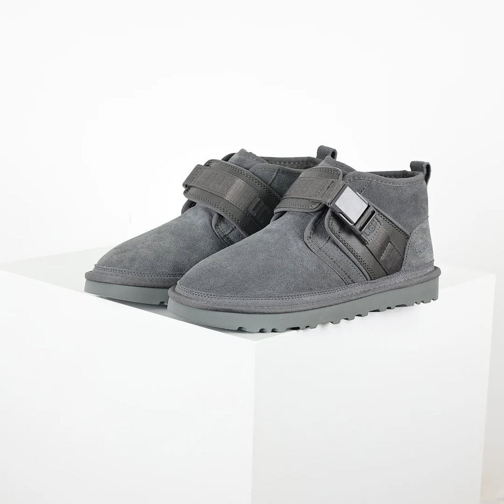 UGG Platform Short Snow Boot – Warm-Lined Chunky Sole Winter Boot in Gray | Sizes 39–44