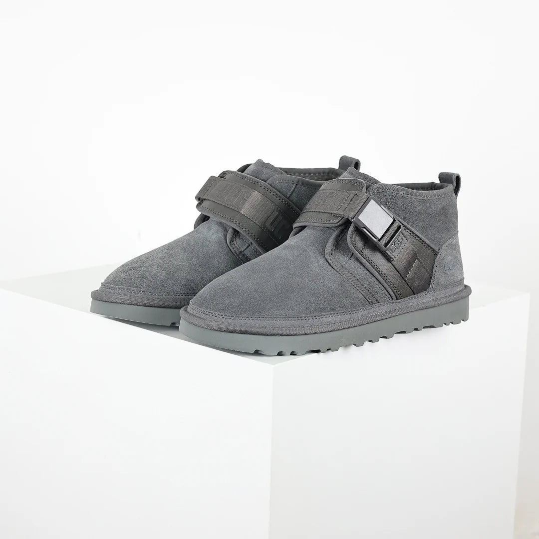 UGG Platform Short Snow Boot – Warm-Lined Chunky Sole Winter Boot in Gray | Sizes 39–44