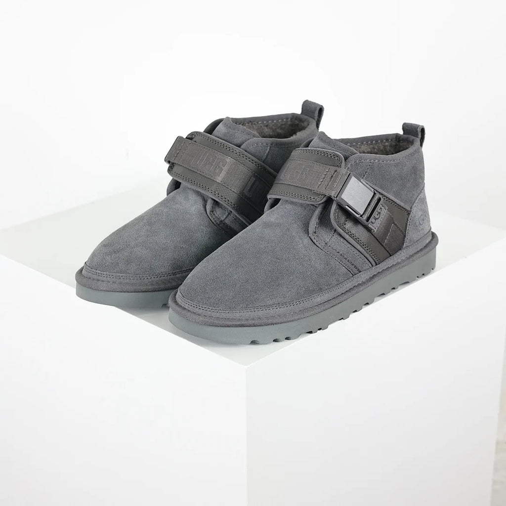 UGG Platform Short Snow Boot – Warm-Lined Chunky Sole Winter Boot in Gray | Sizes 39–44