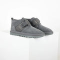 UGG Platform Short Snow Boot – Warm-Lined Chunky Sole Winter Boot in Gray | Sizes 39–44