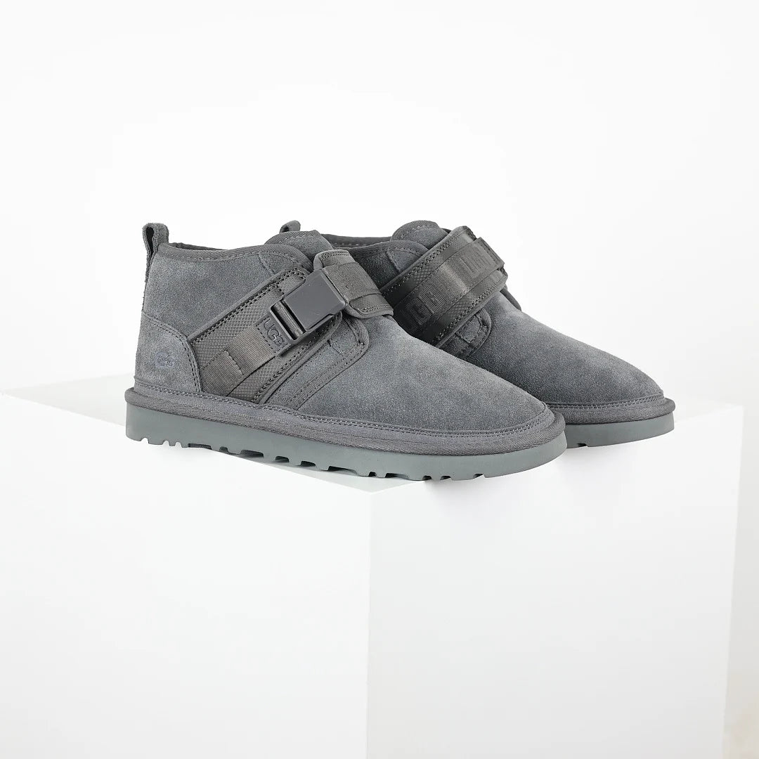 UGG Platform Short Snow Boot – Warm-Lined Chunky Sole Winter Boot in Gray | Sizes 39–44
