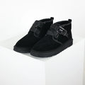 UGG Platform Short Snow Boot – Chunky Sole, Warm-Lined, Black | Men's