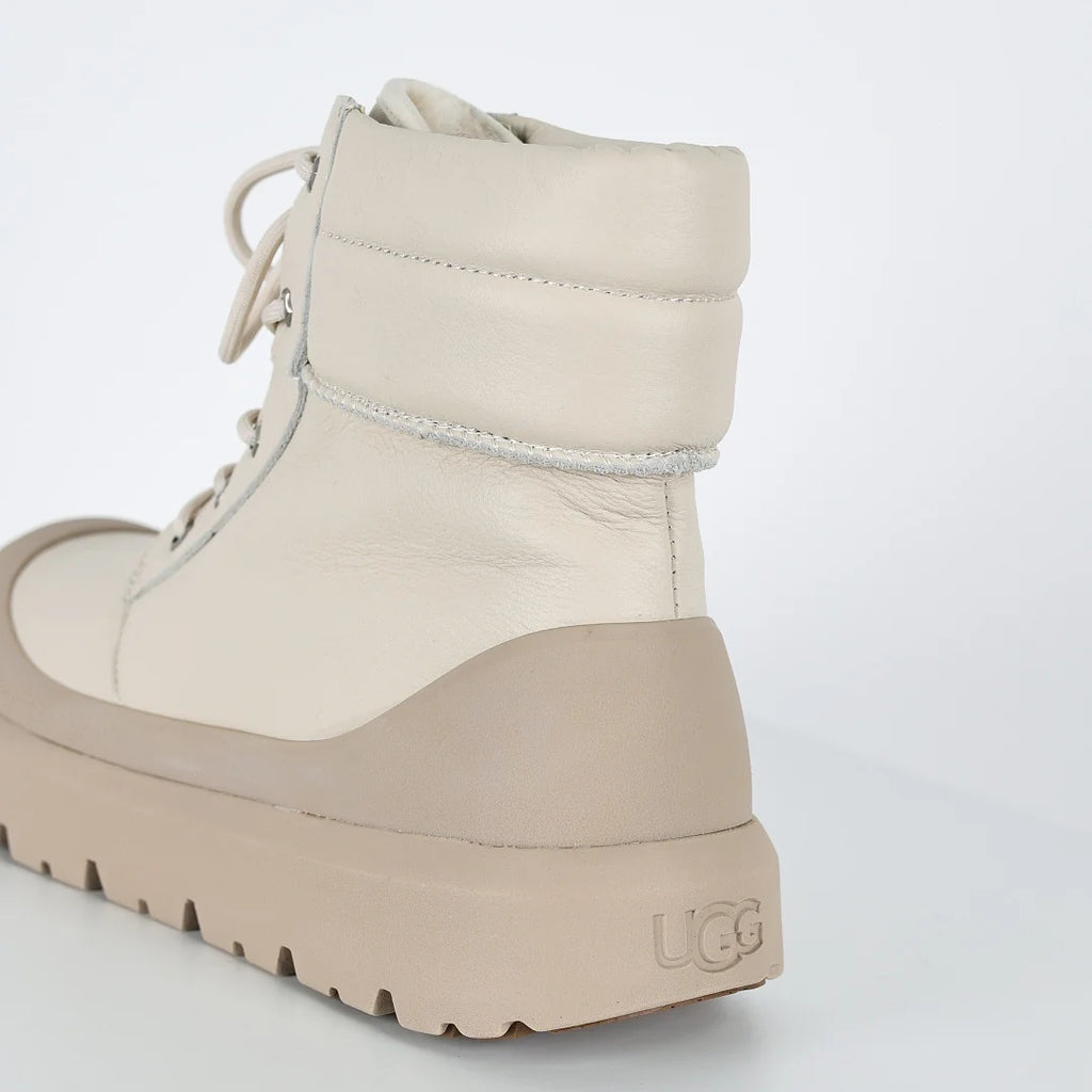 UGG Platform Short Snow Boot – Chunky Sole, Warm-Lined, Beige | Men's Sizes 39–45