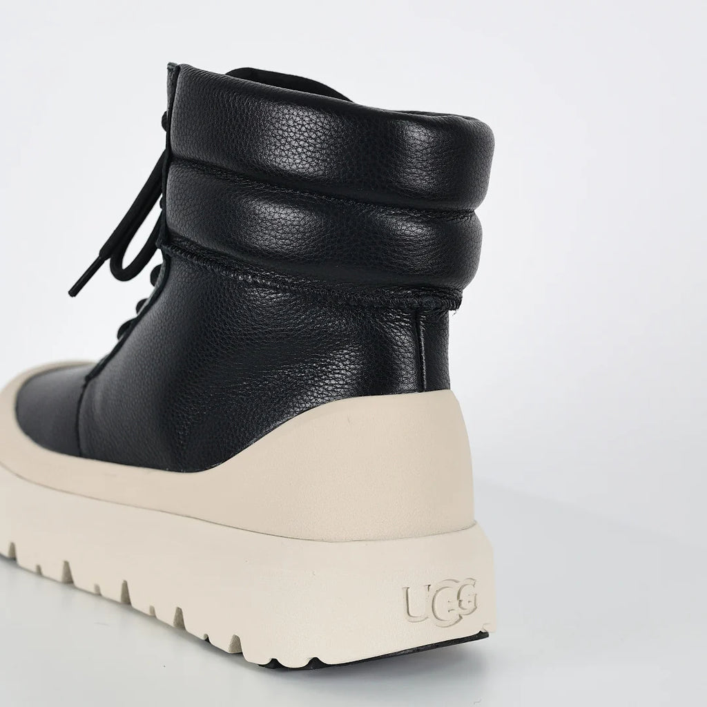 UGG Platform Short Snow Boot – Chunky Sole, Warm-Lined, Black | Men's Sizes 39–45