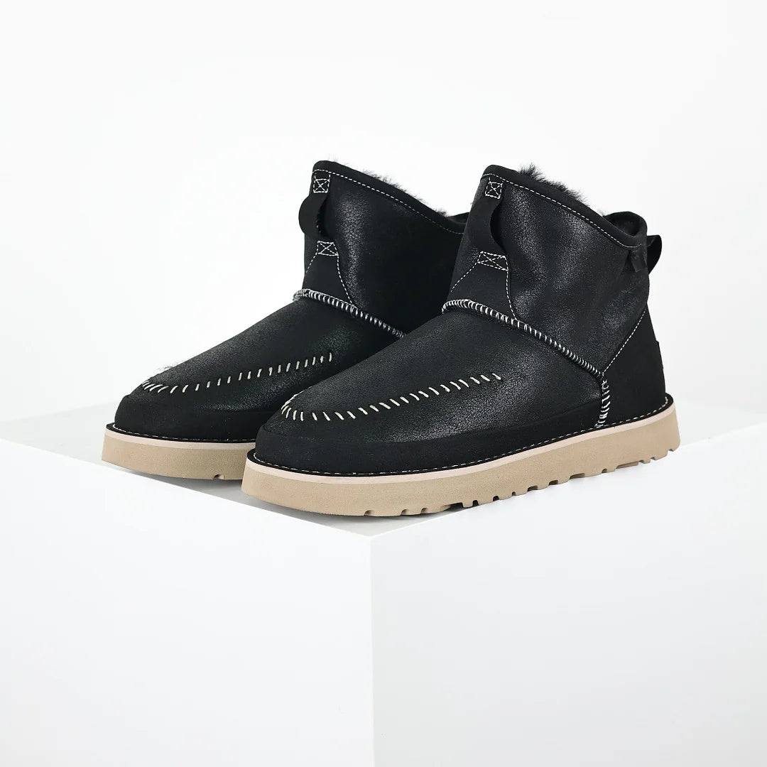 UGG Platform Short Snow Boot  Chunky Sole Warm-Lined Winter Boot