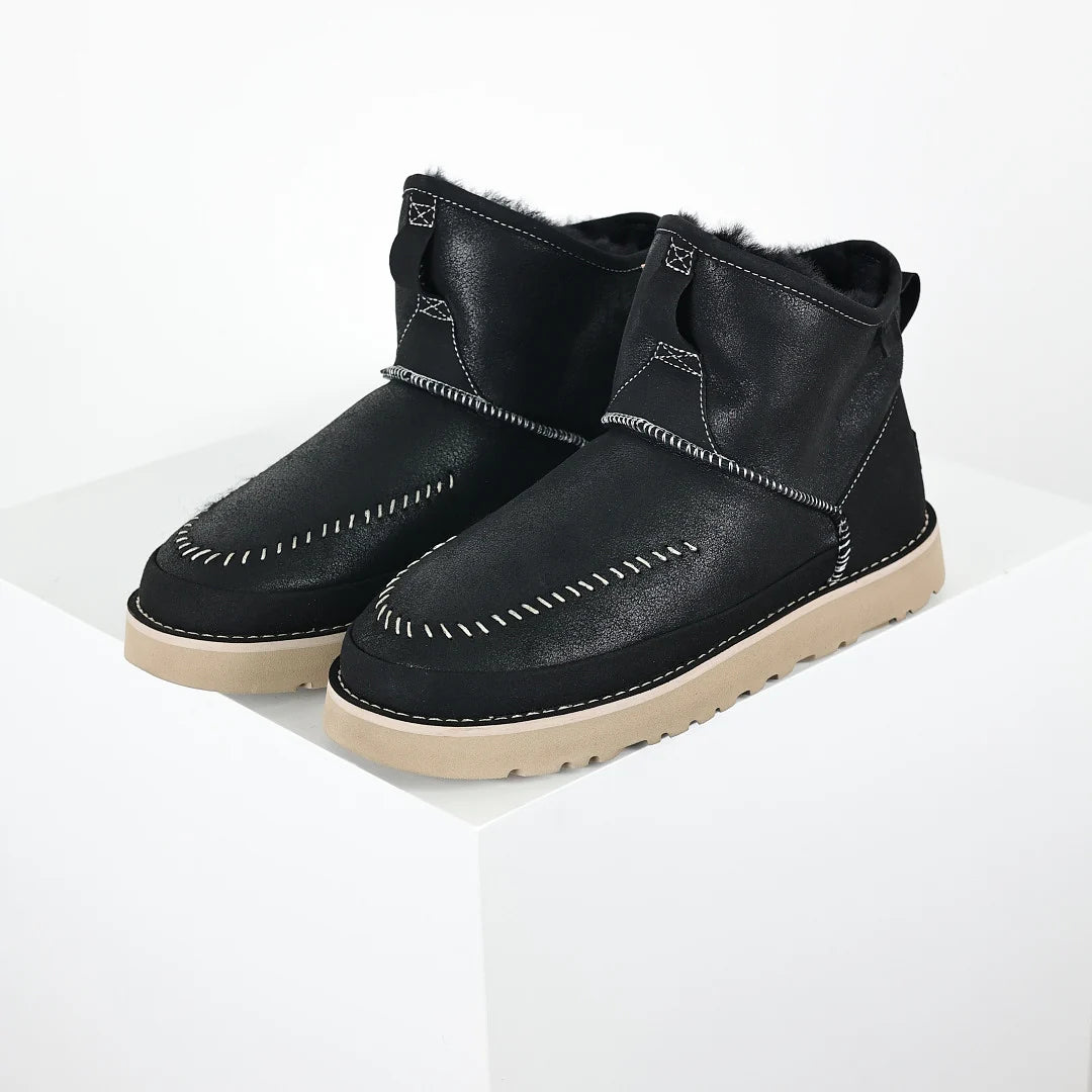 UGG Platform Short Snow Boot  Chunky Sole Warm-Lined Winter Boot
