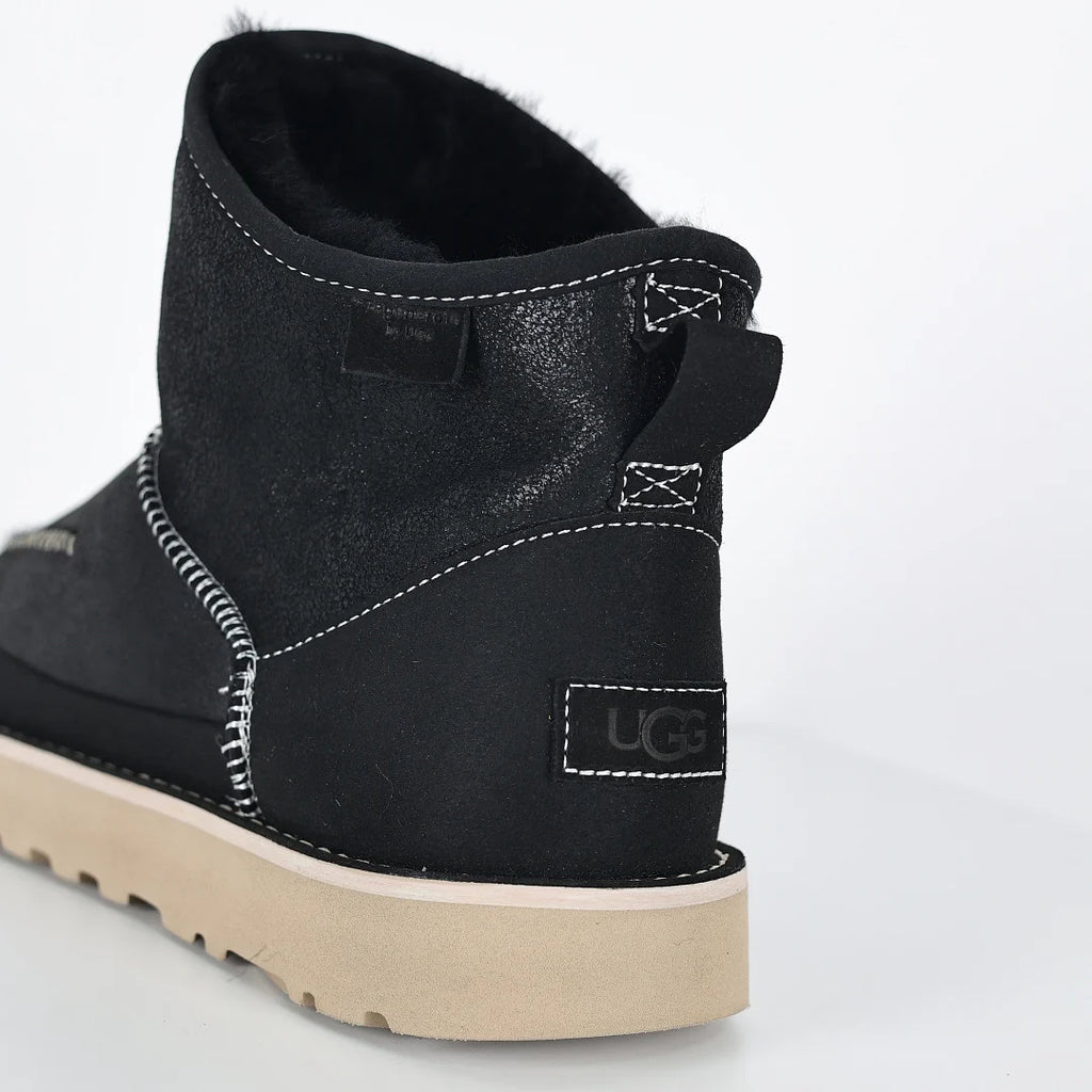 UGG Platform Short Snow Boot  Chunky Sole Warm-Lined Winter Boot