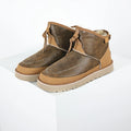 UGG Platform Short Snow Boot – Chunky Sole, Warm-Lined, Gold | Men's