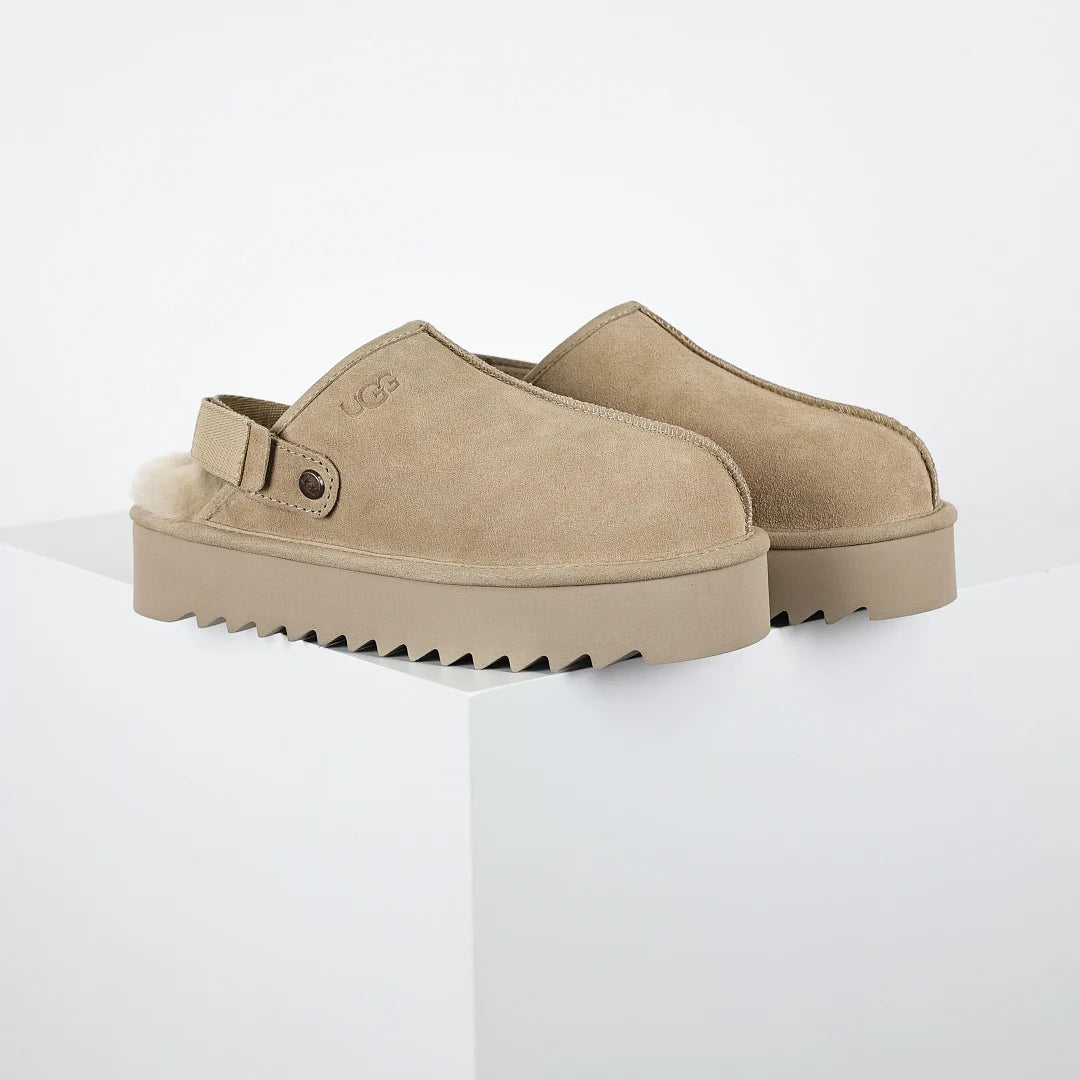 UGG Tazz Platform Mule Slipper – Chunky Sole, Warm-Lined, Bronze | Women's