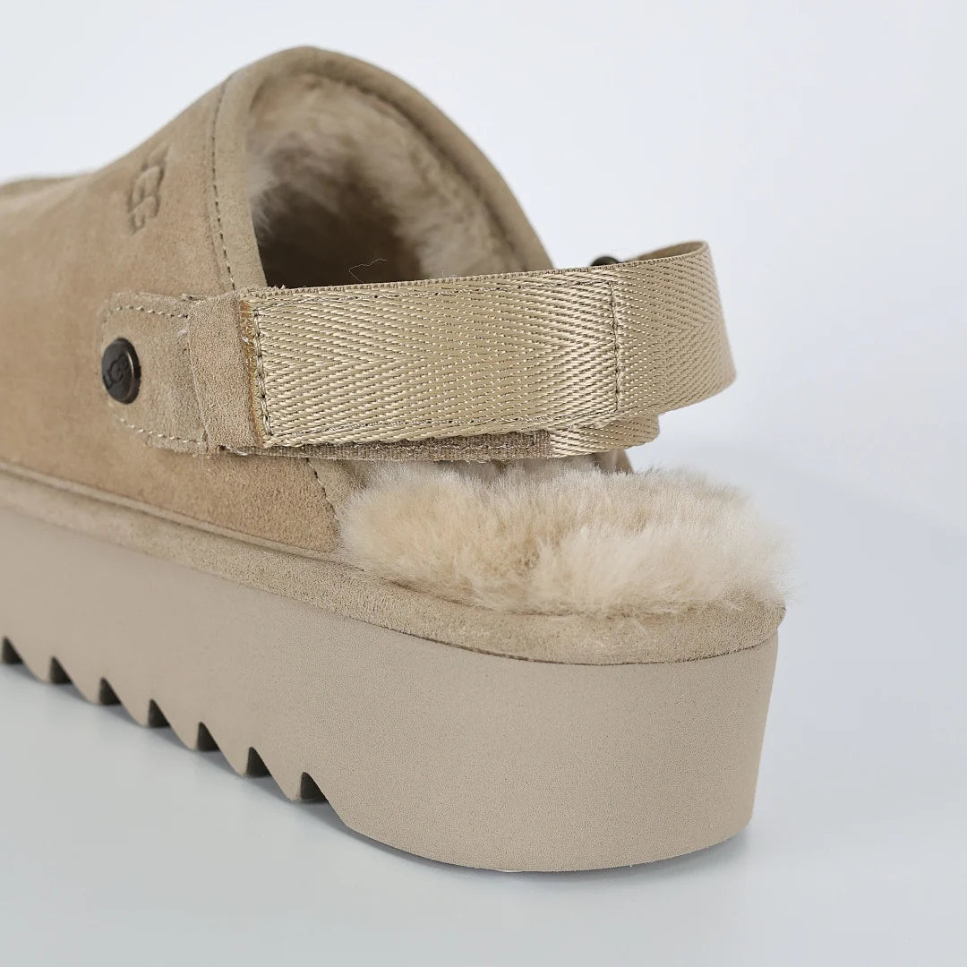 UGG Tazz Platform Mule Slipper – Chunky Sole, Warm-Lined, Bronze | Women's
