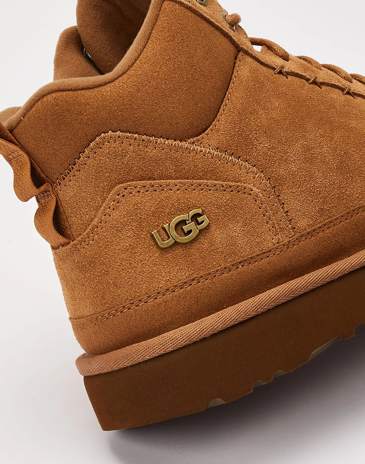 UGG Men's Highland Heritage High-Top Sneaker – Wool-Lined Trainer | Chestnut, Black
