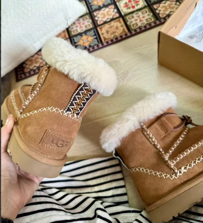UGG Classic Mini Alpine Boot – Warm-Lined Women's Winter Boot | Chestnut, Brown