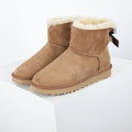 UGG Bailey Bow Snow Boots – Warm-Lined Women's Winter Boot with Bow Detail in Chestnut