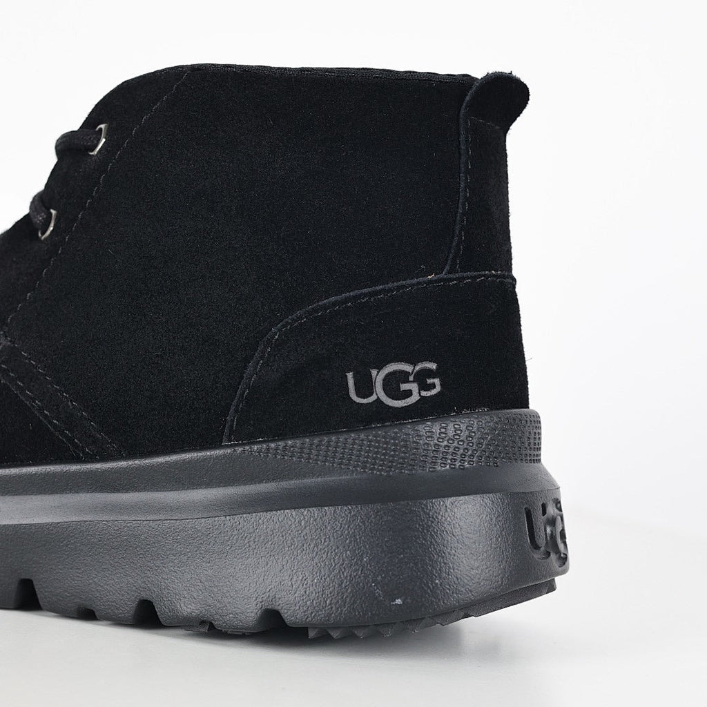 UGG Platform Short Snow Boot – Chunky Sole, Warm-Lined, Black | Men's