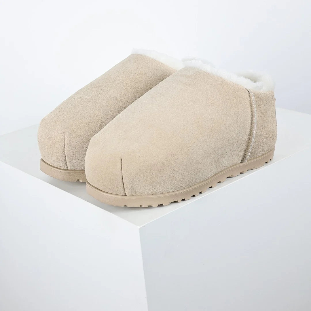 UGG Platform Short Snow Boot – Chunky Sole, Warm-Lined, Beige | Women's
