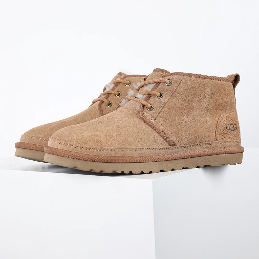 UGG Platform Short Snow Boots – Warm-Lined Winter Boot in Chestnut | Extended Sizes 35–44