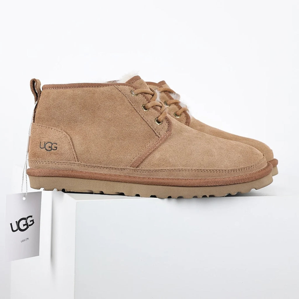 UGG Platform Short Snow Boots – Warm-Lined Winter Boot in Chestnut | Extended Sizes 35–44