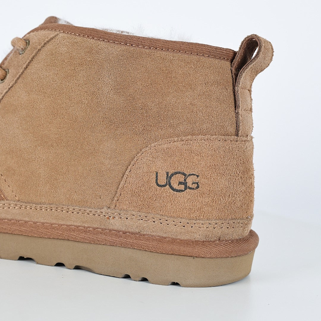 UGG Platform Short Snow Boots – Warm-Lined Winter Boot in Chestnut | Extended Sizes 35–44