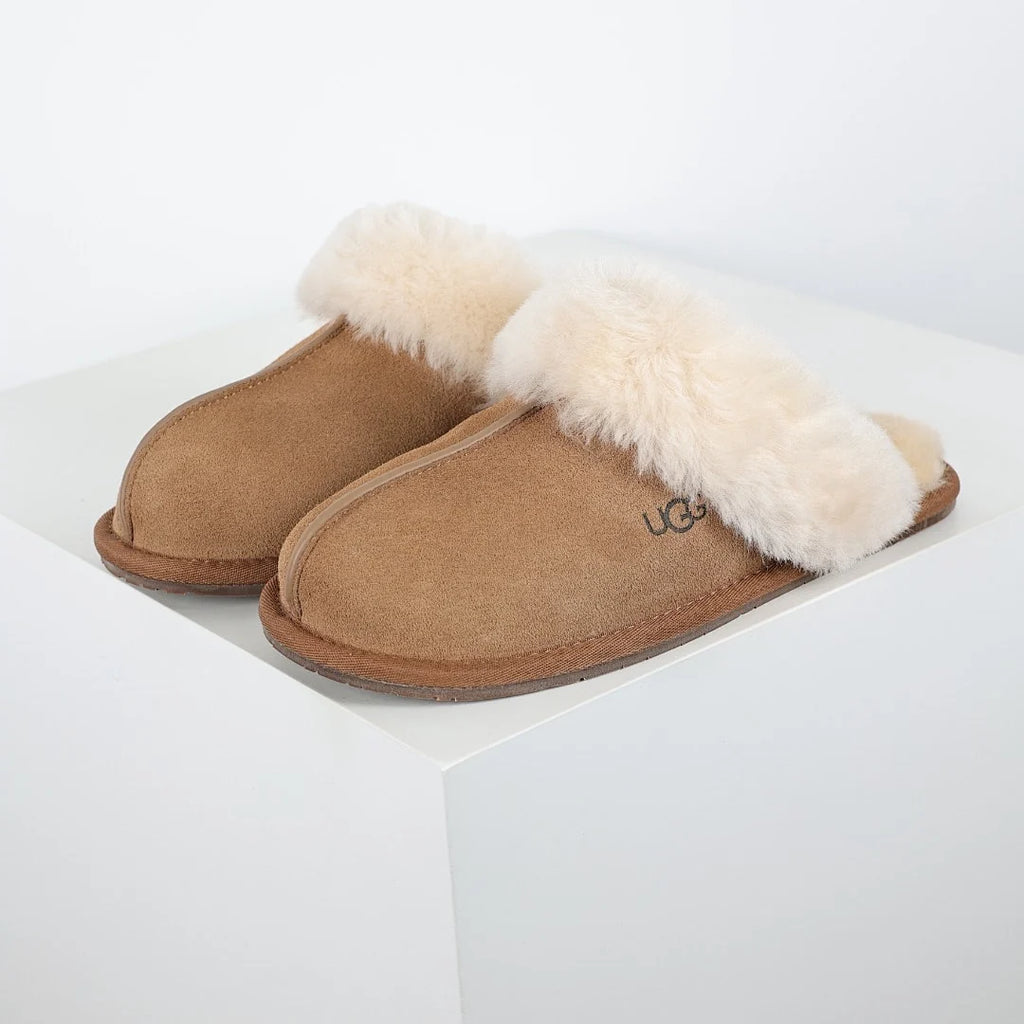 UGG Platform Short Snow Boot – Low Platform, Warm-Lined, Chestnut | Women's