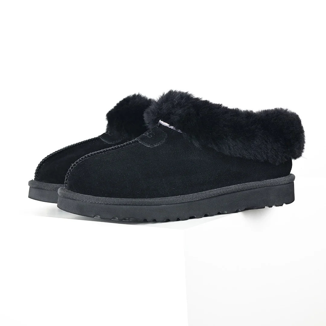 UGG Tazz Platform Mule Slipper – Women's Shearling-Lined Slide with 2cm Sole in Black