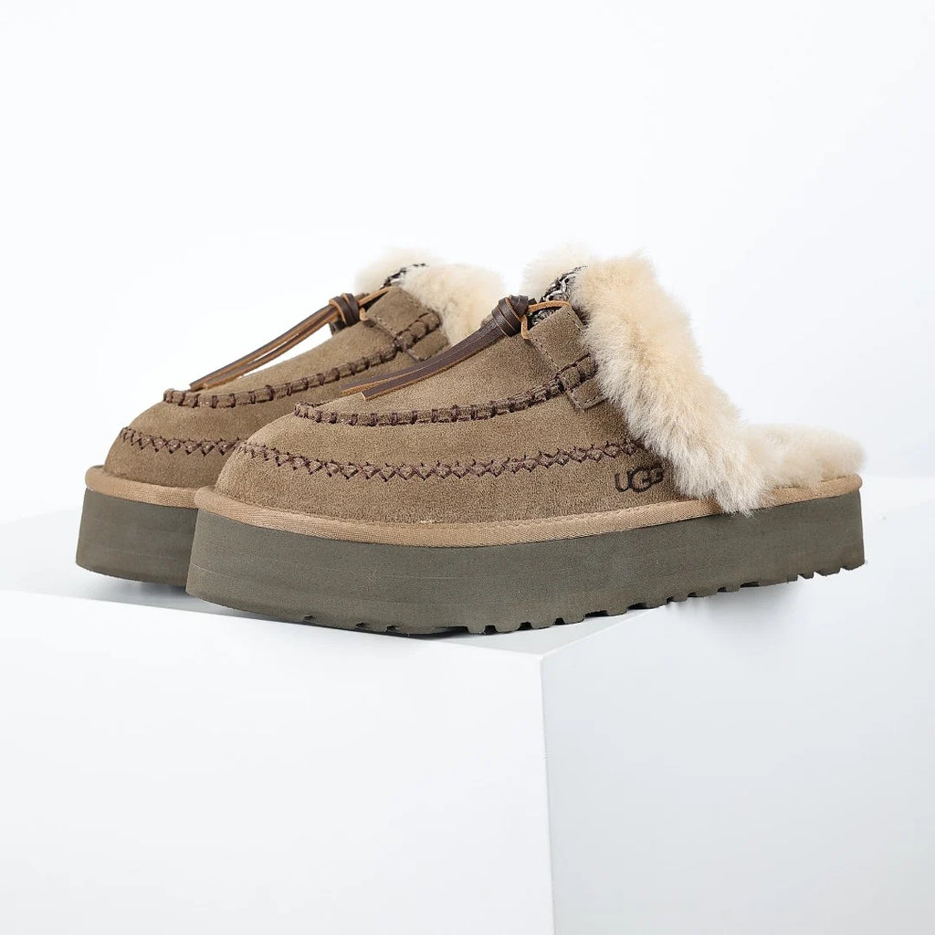 UGG Classic Mini Platform Boot – Women's Warm-Lined Winter Boot with 3cm Sole in Brown