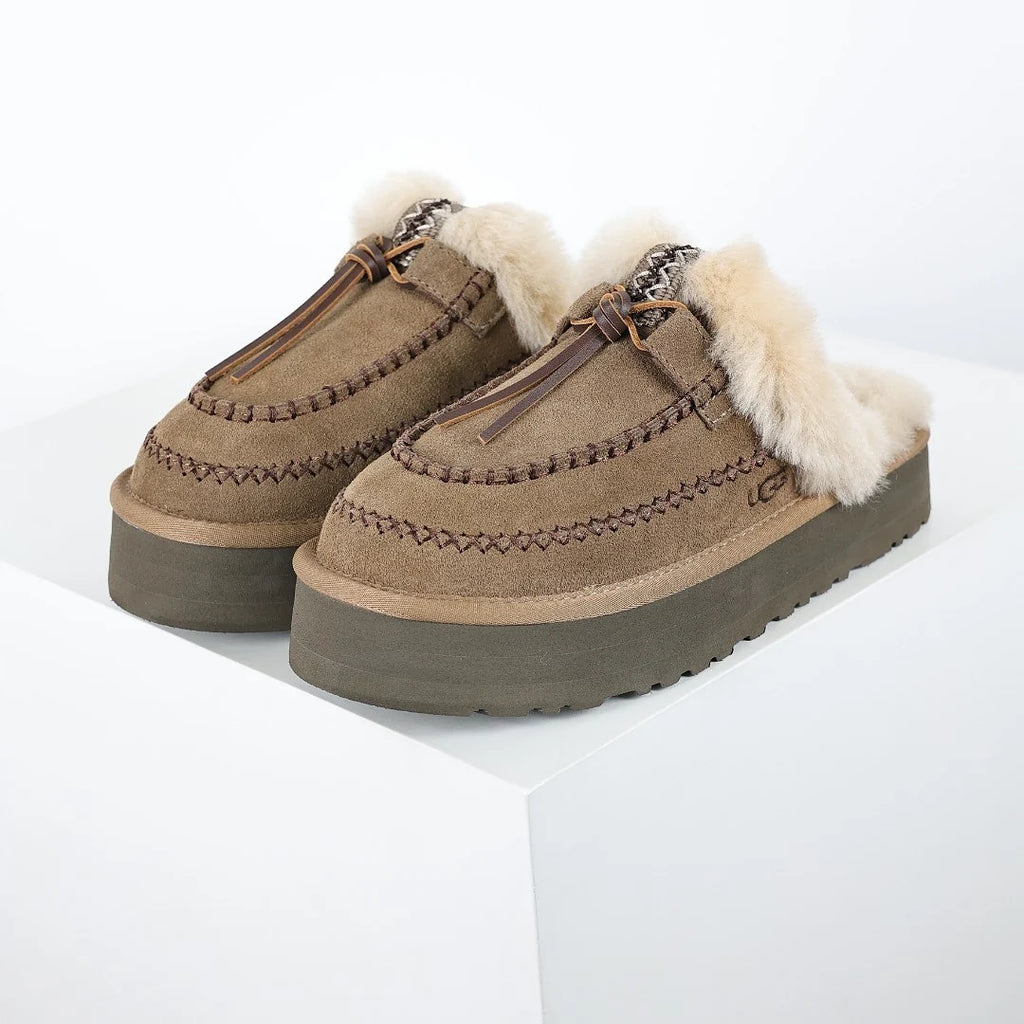UGG Classic Mini Platform Boot – Women's Warm-Lined Winter Boot with 3cm Sole in Brown