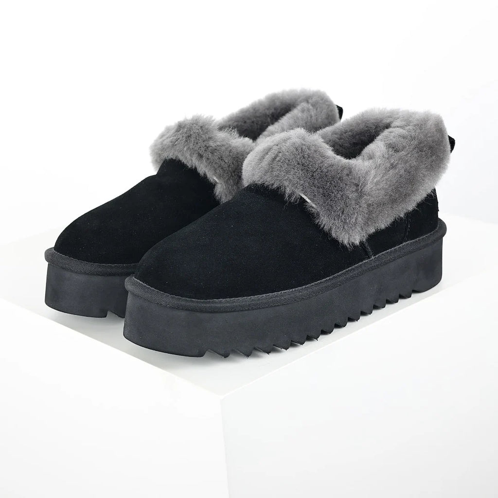 UGG Classic Mini Platform Boot – Women's Warm-Lined Winter Boot with 3cm Sole in Black