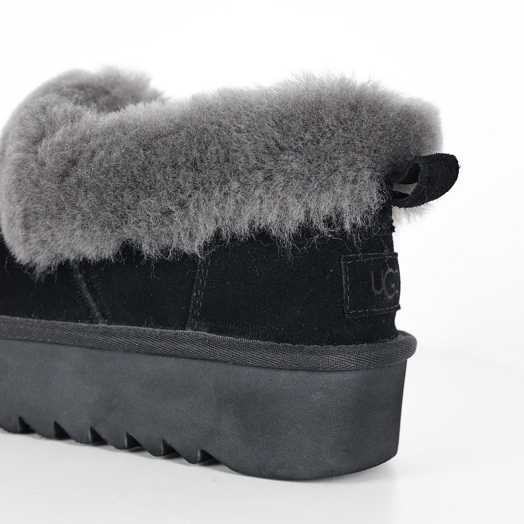 UGG Classic Mini Platform Boot – Women's Warm-Lined Winter Boot with 3cm Sole in Black