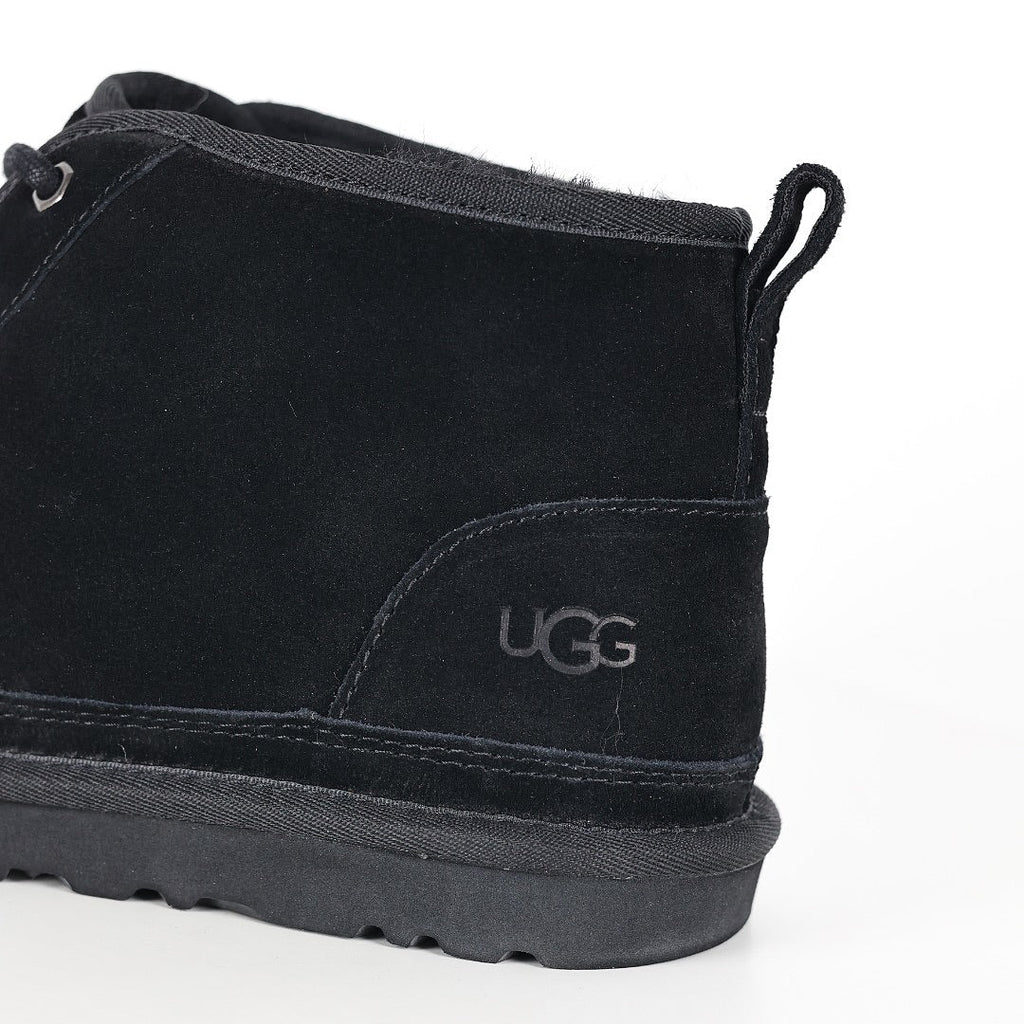 UGG Platform Short Snow Boot – Chunky Sole, Warm-Lined, Black | Men's Sizes 39–44